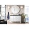 James Martin Vanities Athens 48in Single Vanity, Glossy White w/ 3 CM Charcoal Soapstone Quartz Top E645-V48-GW-3CSP - alternate 5